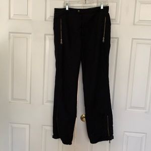 VTG Bogner Snowboard Ski Pants Black nylon wool blend RN 54193 waist 36”